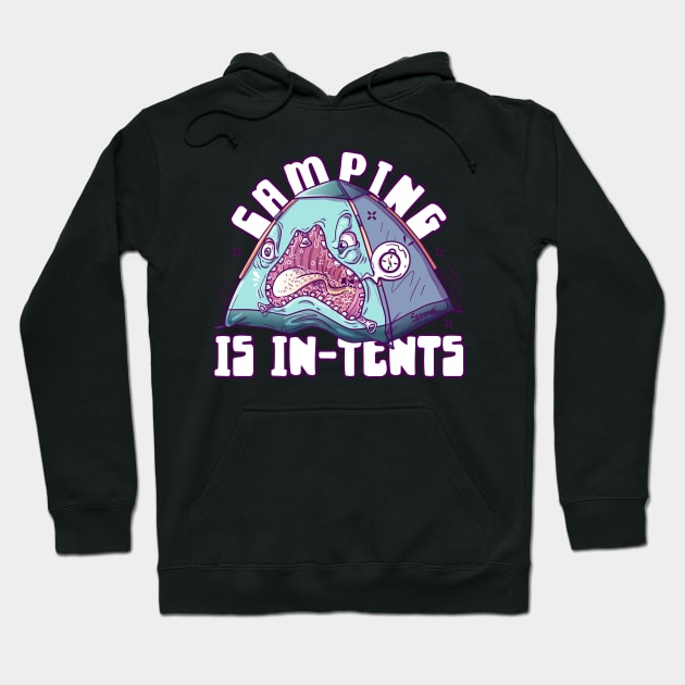 Camping is In-Tents! Hoodie by SPIRIMAL